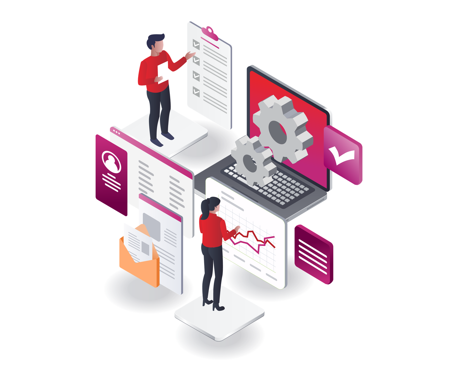 Illustration d'un ensemble de solutions