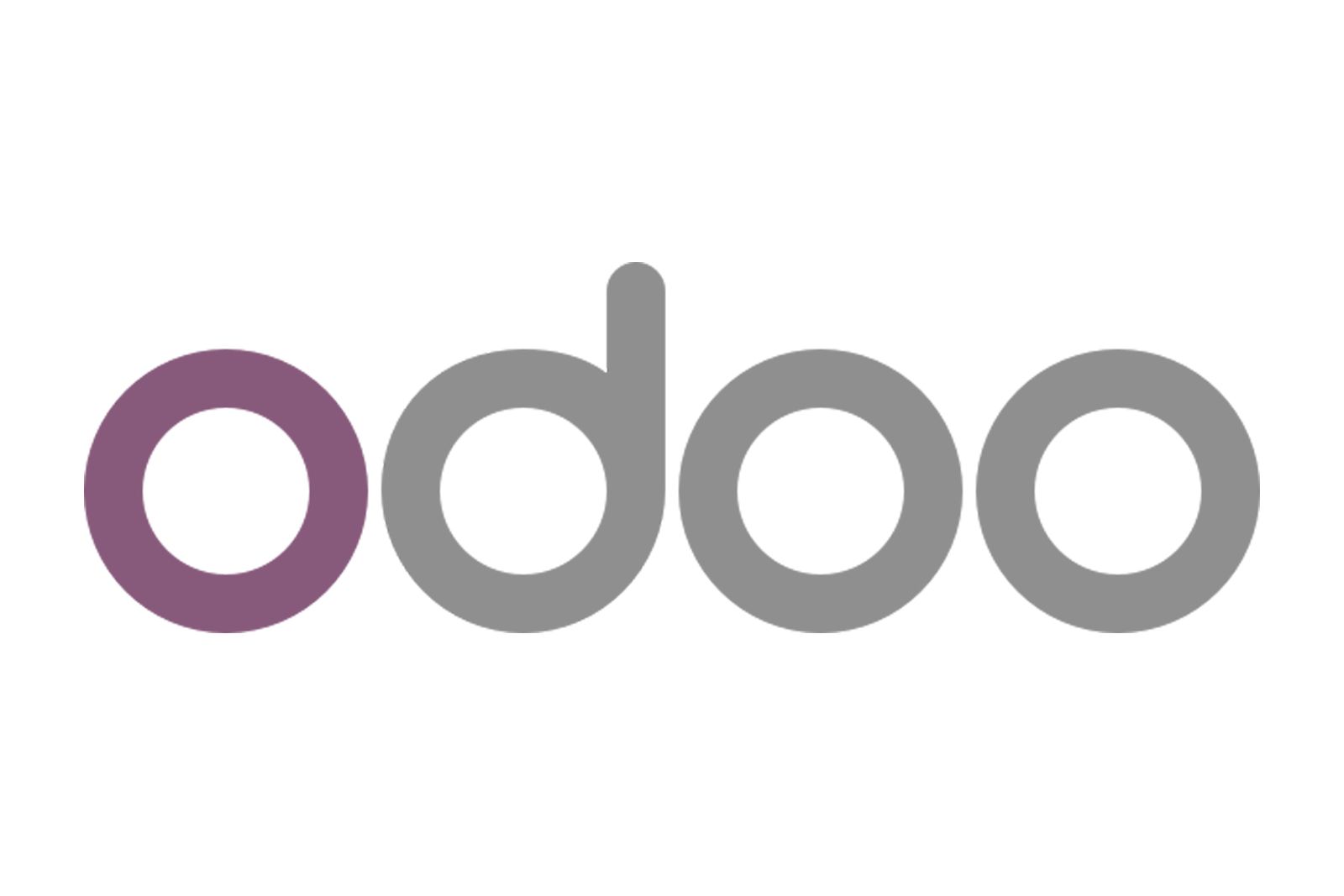 Texte Odoo et bloc d'image