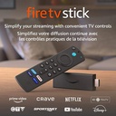 Fire TV Stick avec Télécommande vocale Alexa