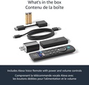 Fire TV Stick avec Télécommande vocale Alexa
