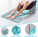 Serviette de tapis de yoga chaud