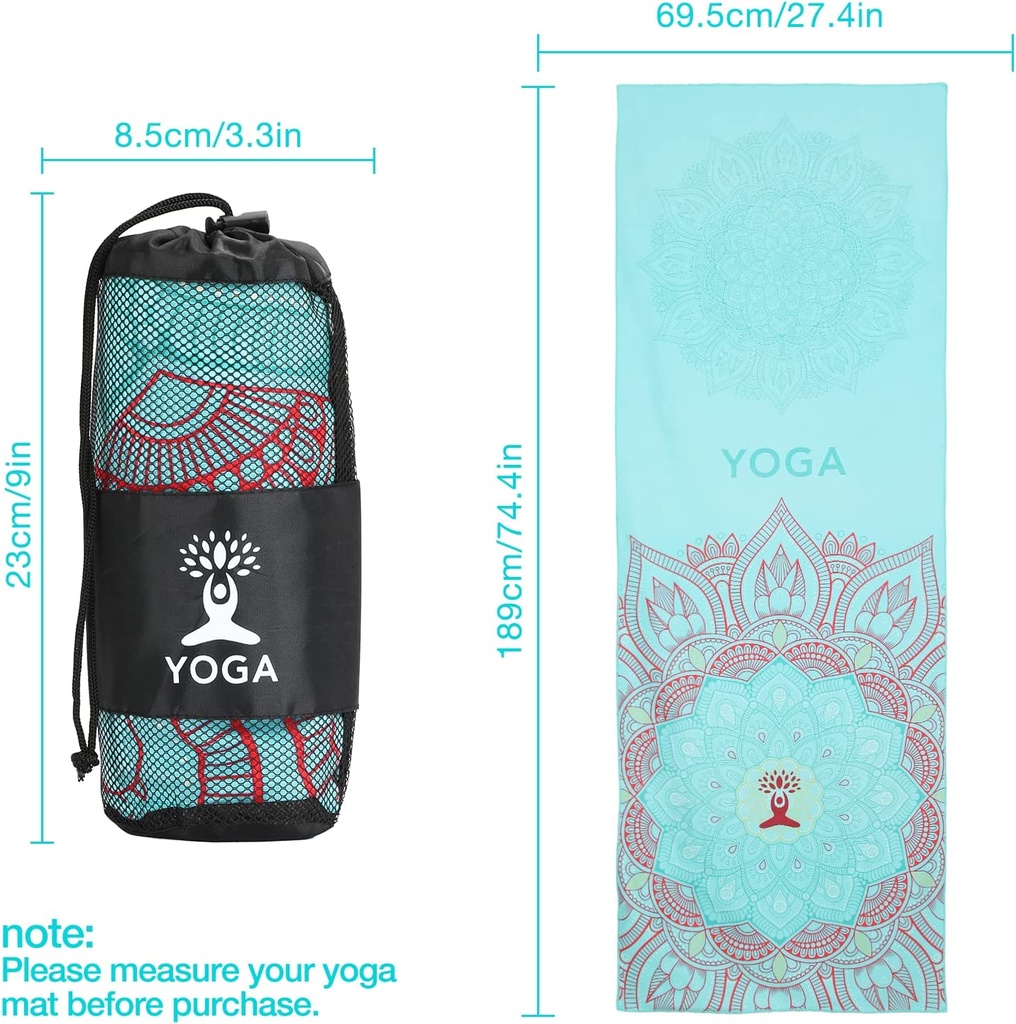 Serviette de tapis de yoga chaud