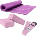Kit essentiel de yoga Everlast – Violet