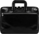 Sacoche mince en cuir véritable pour ordinateur portable