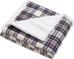 Couverture en flanelle Sherpa, 127 x 152